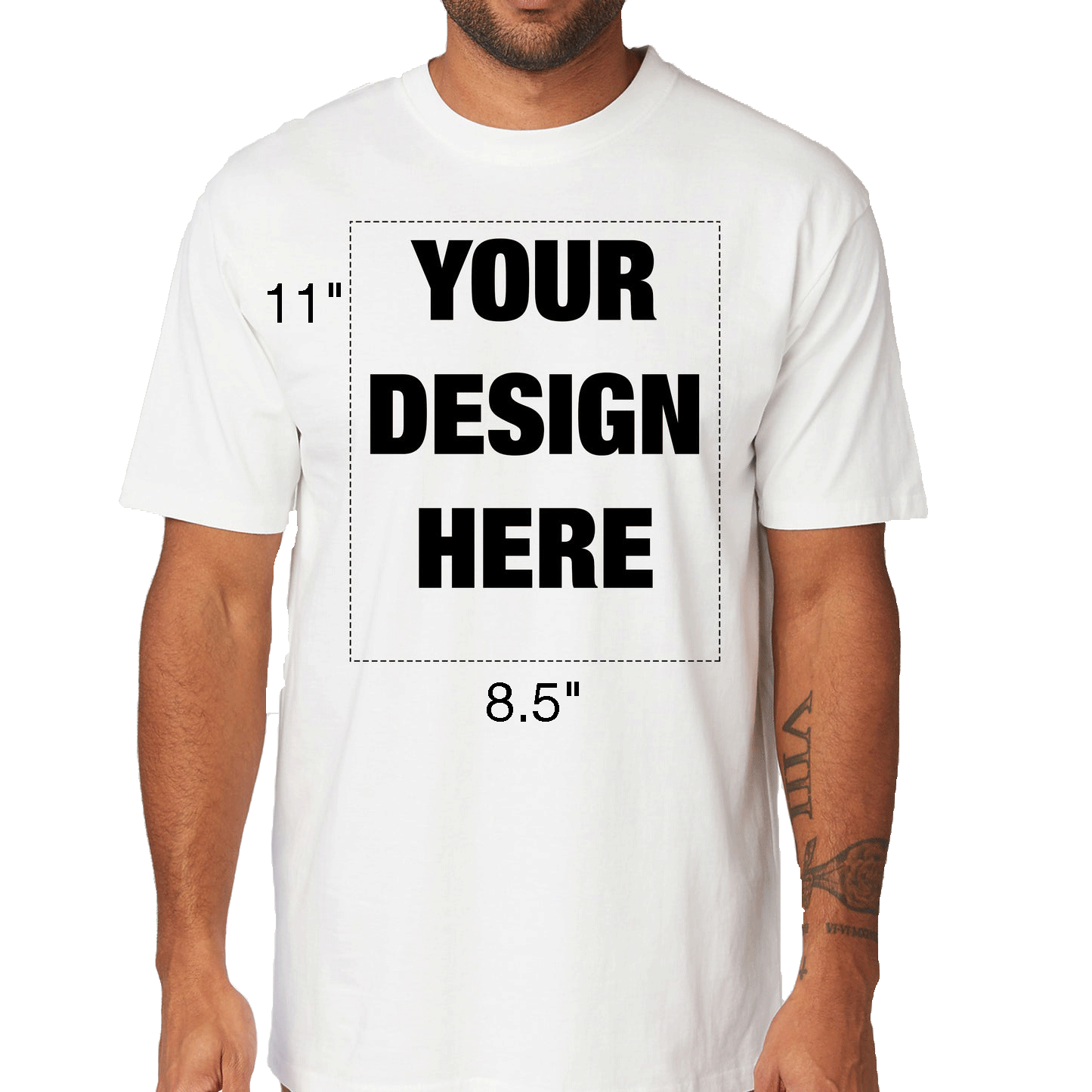 Personalize Unisex Short Sleeve T-Shirt - Custom Printing Service