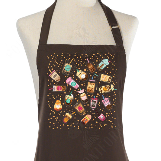 Boba Tea Enthusiast Apron