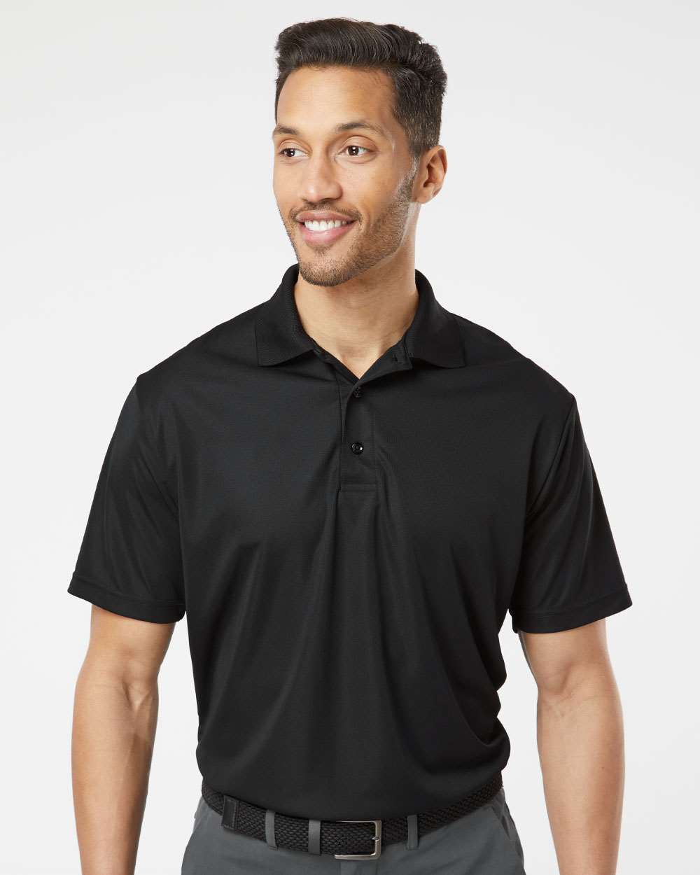 Black Polo Shirt Custom Logo Printing