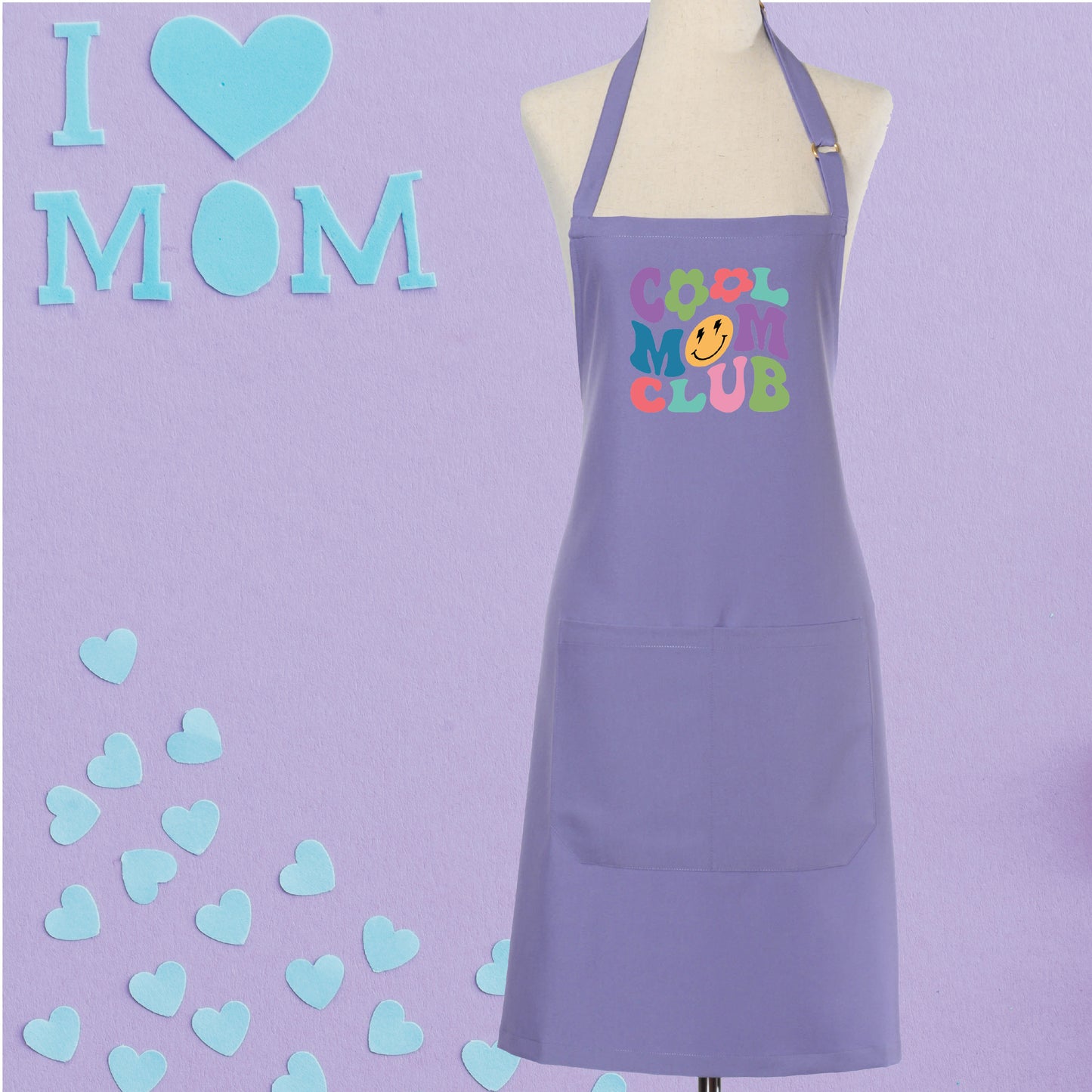 Daughter and Mother Kitchen Apron with Two Pockets