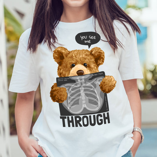 Unisex - you see me THROUGH - Graphic T-Shirt
