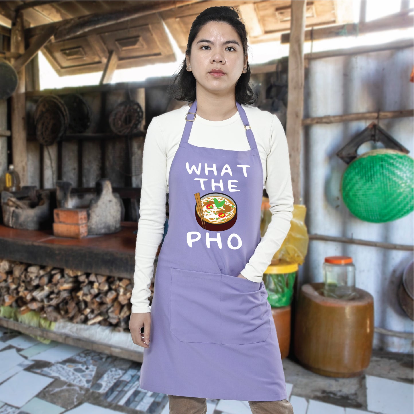 "What the Pho" Cooking Apron