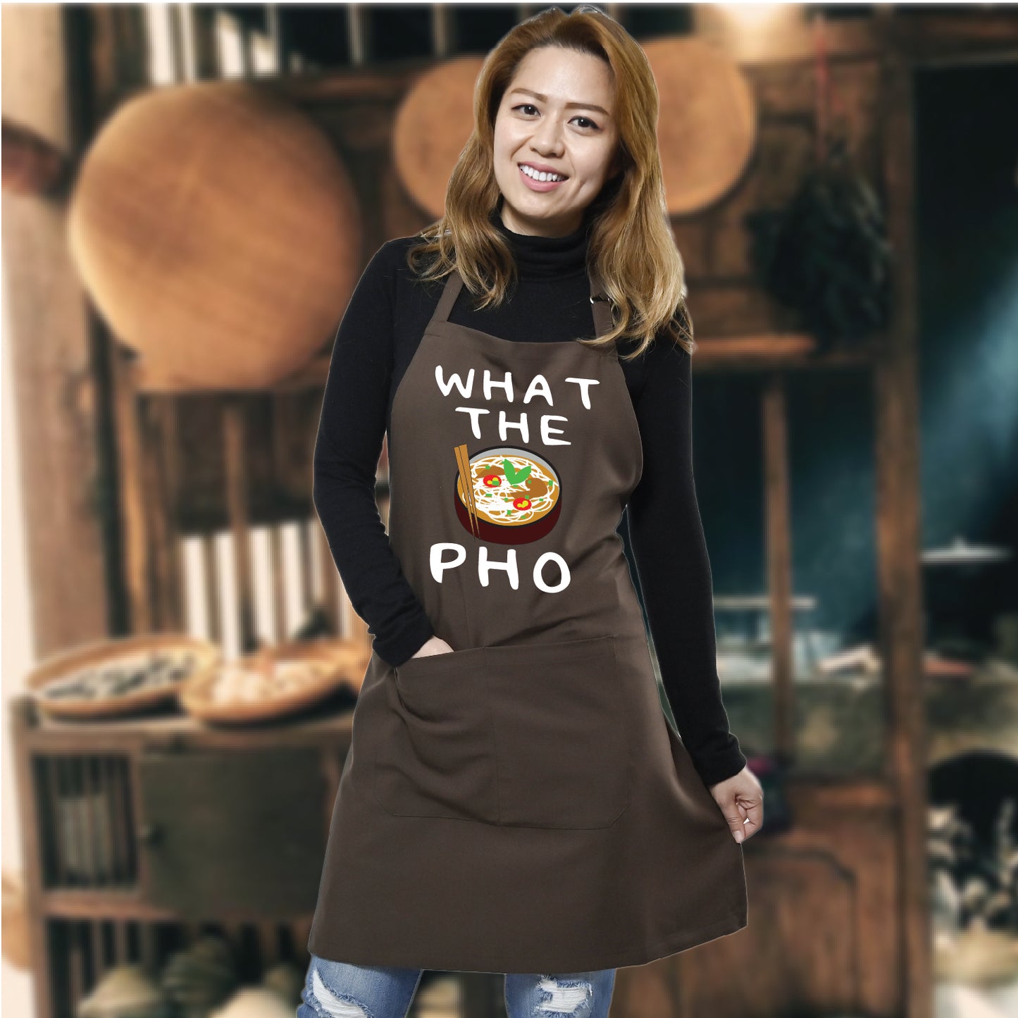 "What the Pho" Cooking Apron