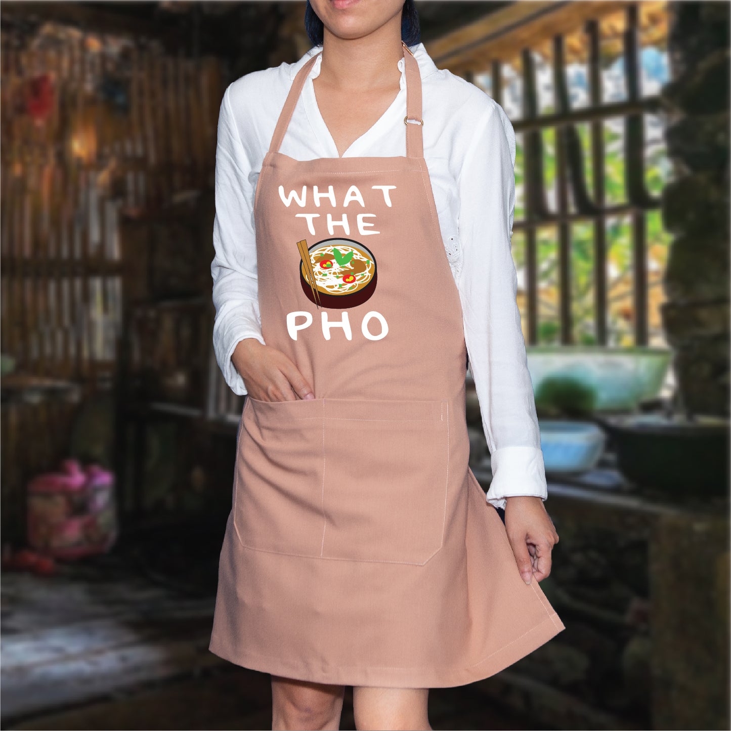 "What the Pho" Cooking Apron