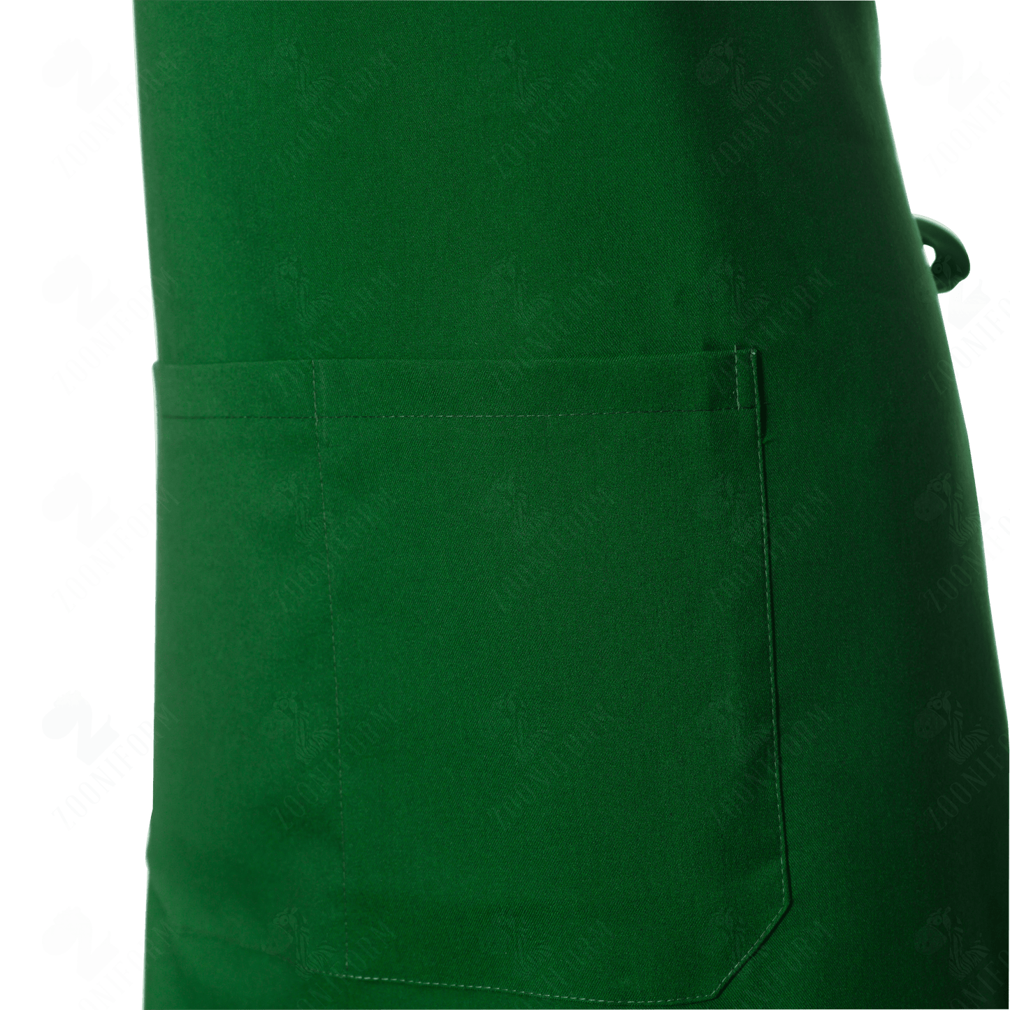 Green Bib Apron Two Pockets