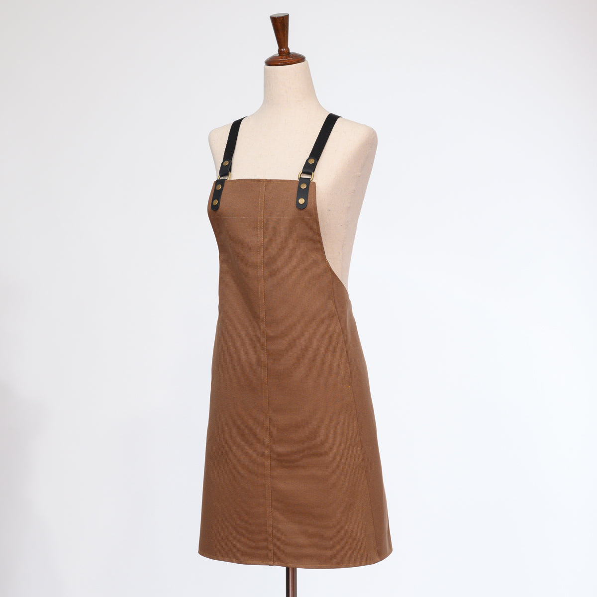 Cotton Canvas Apron with Cross-back Straps