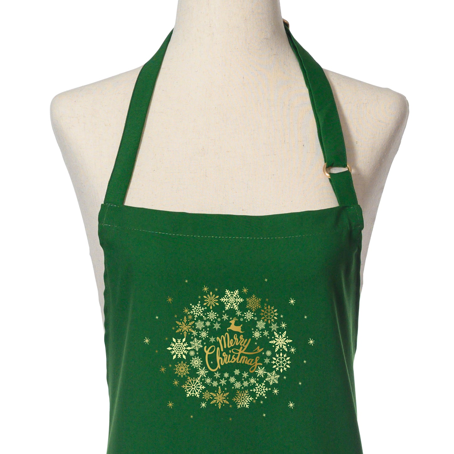 Merry Christmas Bib Apron