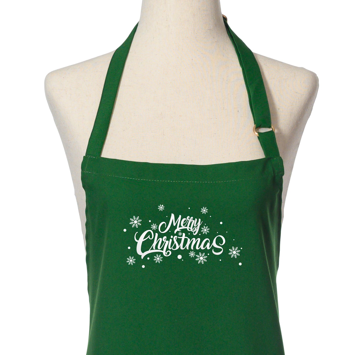 Merry Christmas Bib Apron