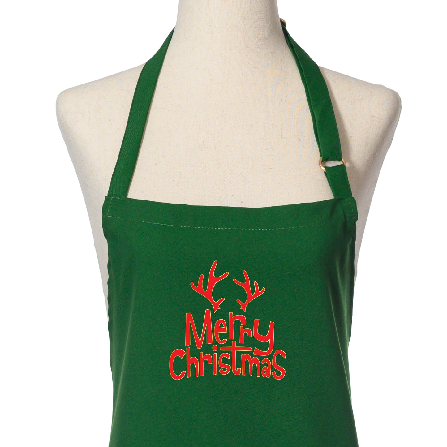 Merry Christmas Bib Apron