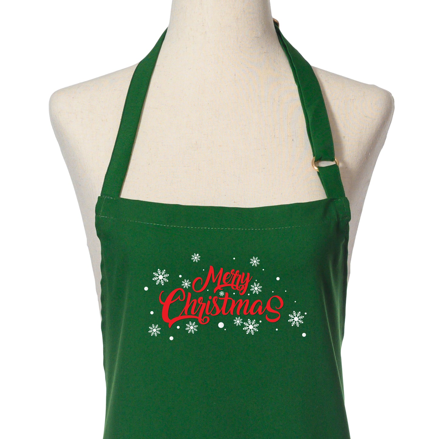 Merry Christmas Bib Apron