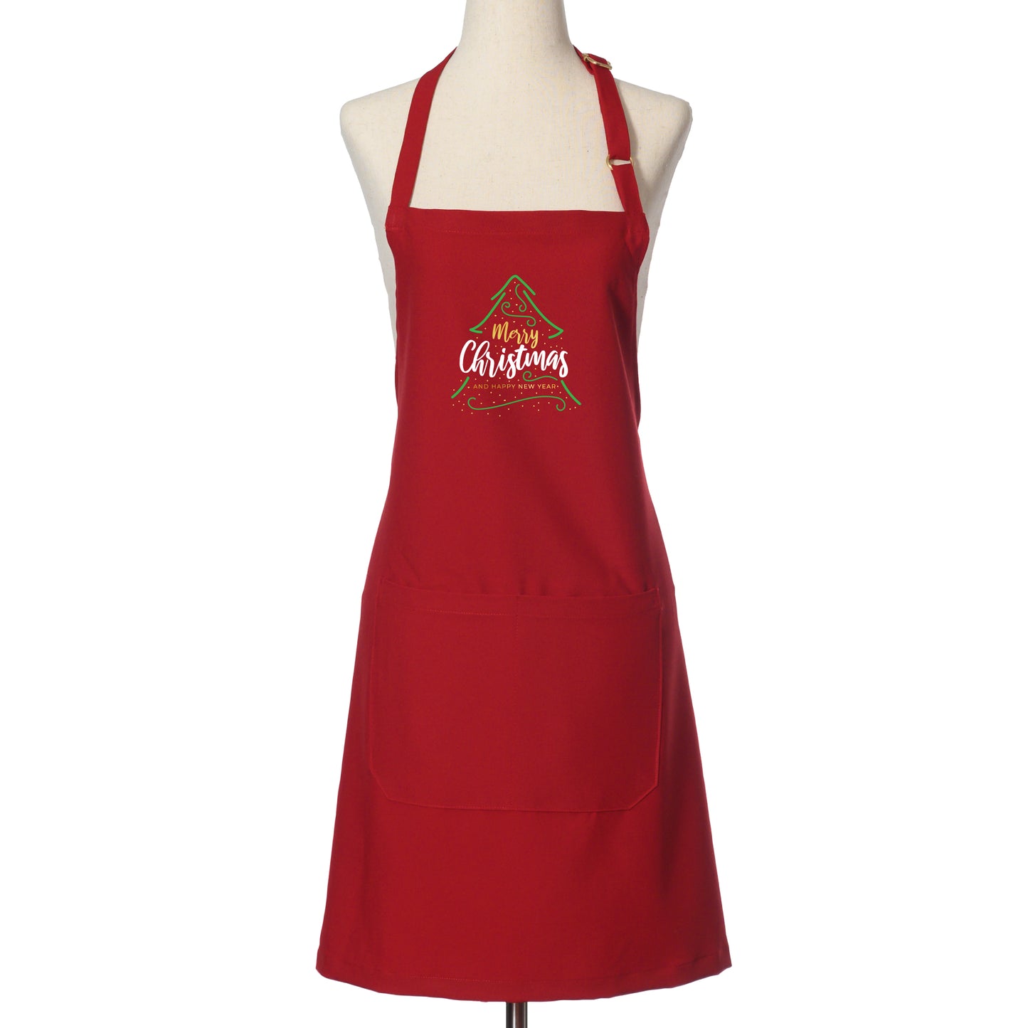 Merry Christmas Bib Apron