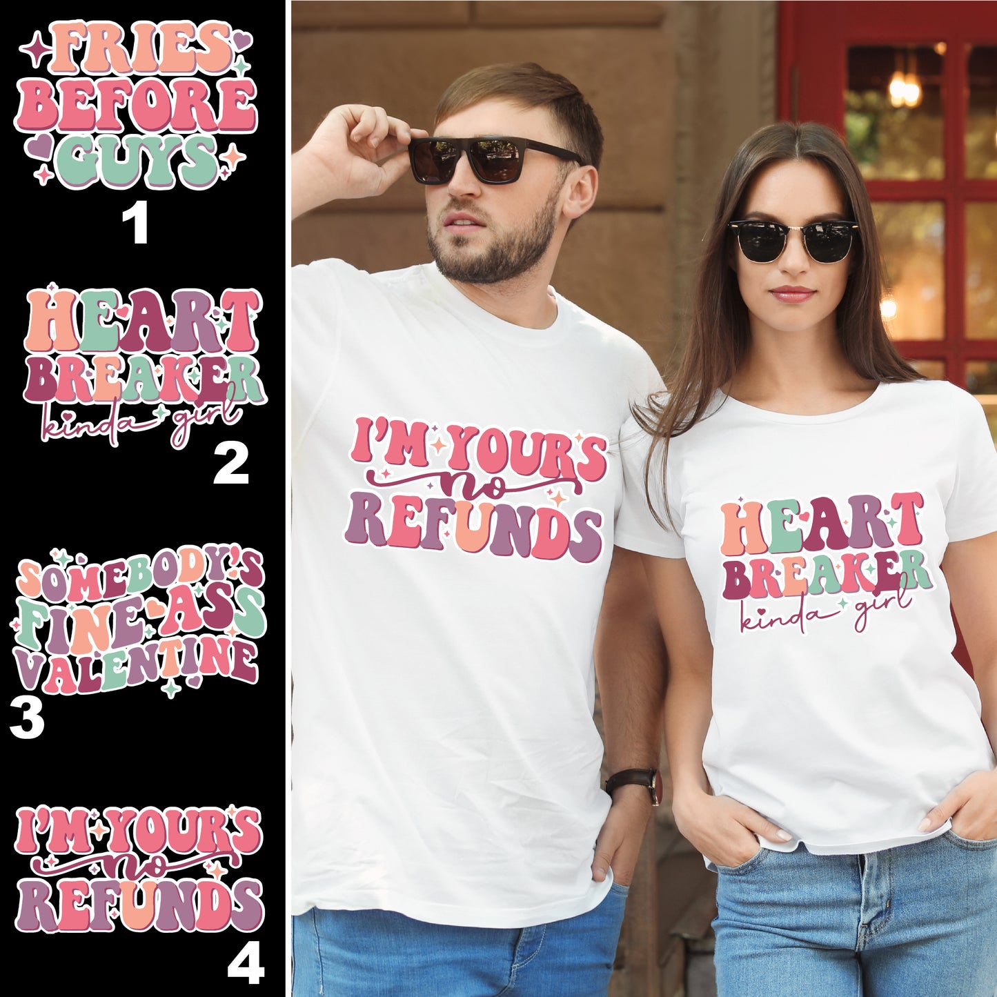 Valentine's Day Couple T-shirt